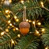 Portable Fidget Accessory 3D Printed Acorn Clicker, Fake Finger Stress Backpack Hanging Decoration Relief Push Toy, Gift for Kids Teens Adults Desktop