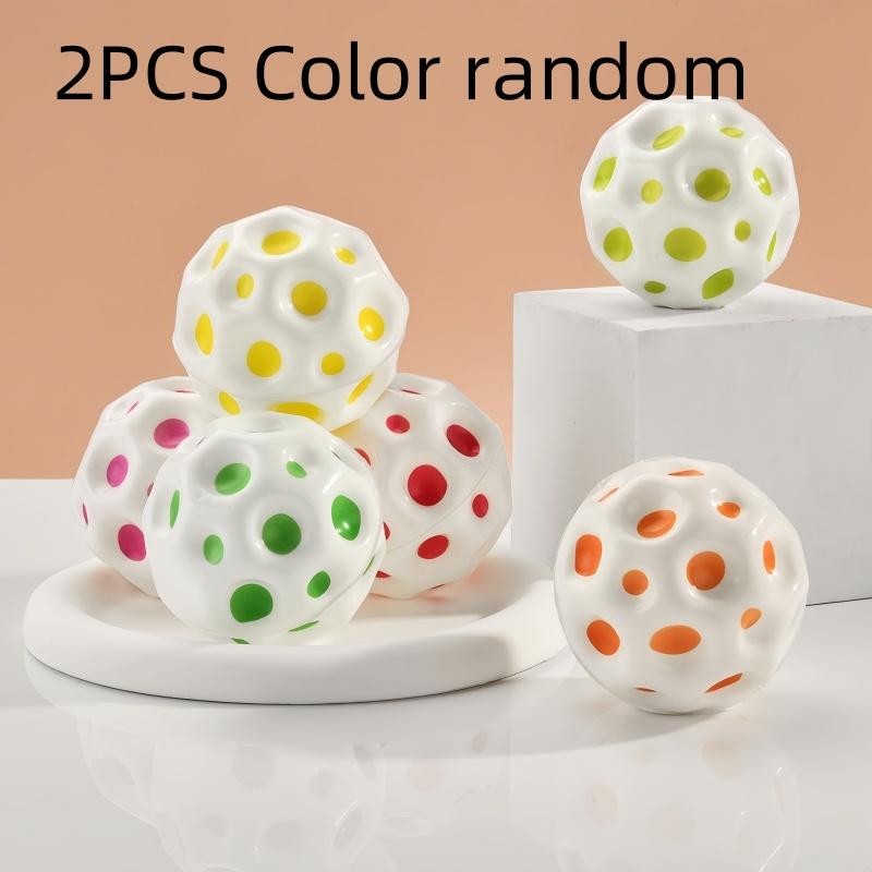 

2 шт. Лунный пещерный мяч Супер эластичный мяч Досуг Снятие стресса Высокоэластичная пена Спорт Интерактивный Пористый Прыгающий мяч Игрушка