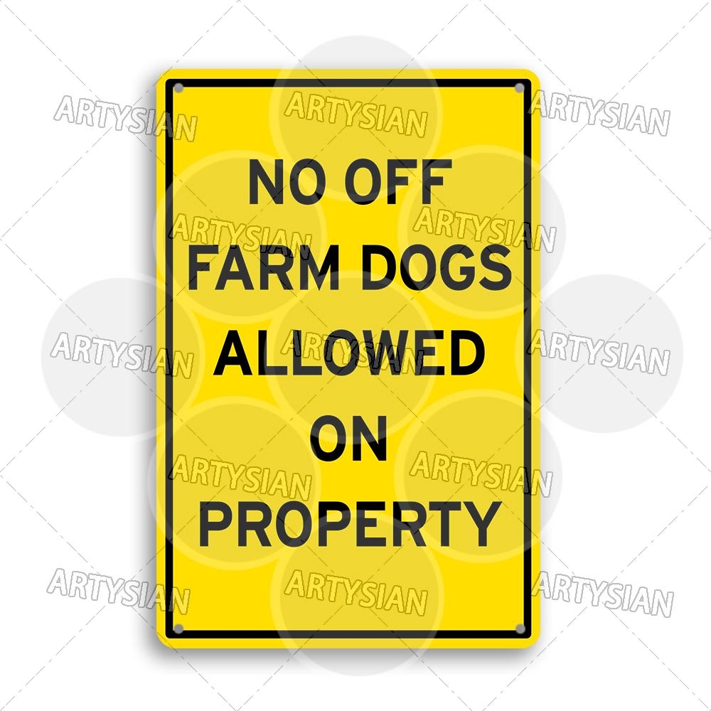 Beware of Dog Warning Metal Sign No Dogs Allowed Do Not Leave Dog Pet safety Dog Friendly Café Guide Dods Welcome Plaque