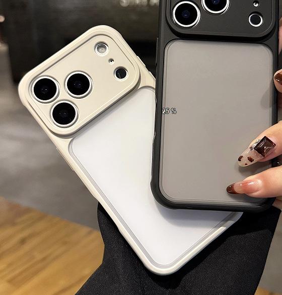 17PROMAX second change skin feeling acrylic mobile phone case iPhone17PRO fine hole second change protective case is suitable for 16