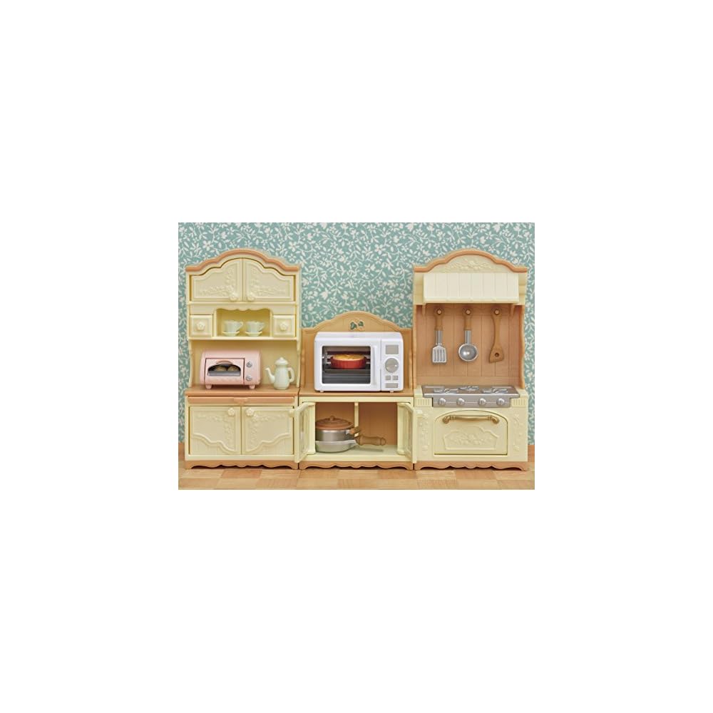Sylvanian Families EPOCH Oven Range Rack Toy for Dollhouse Ages 3 and Up