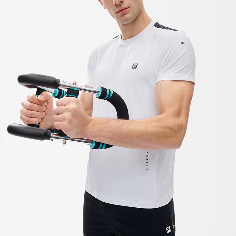 New FILA Athletics T Shirts Men's Jade White A11M221113FWT