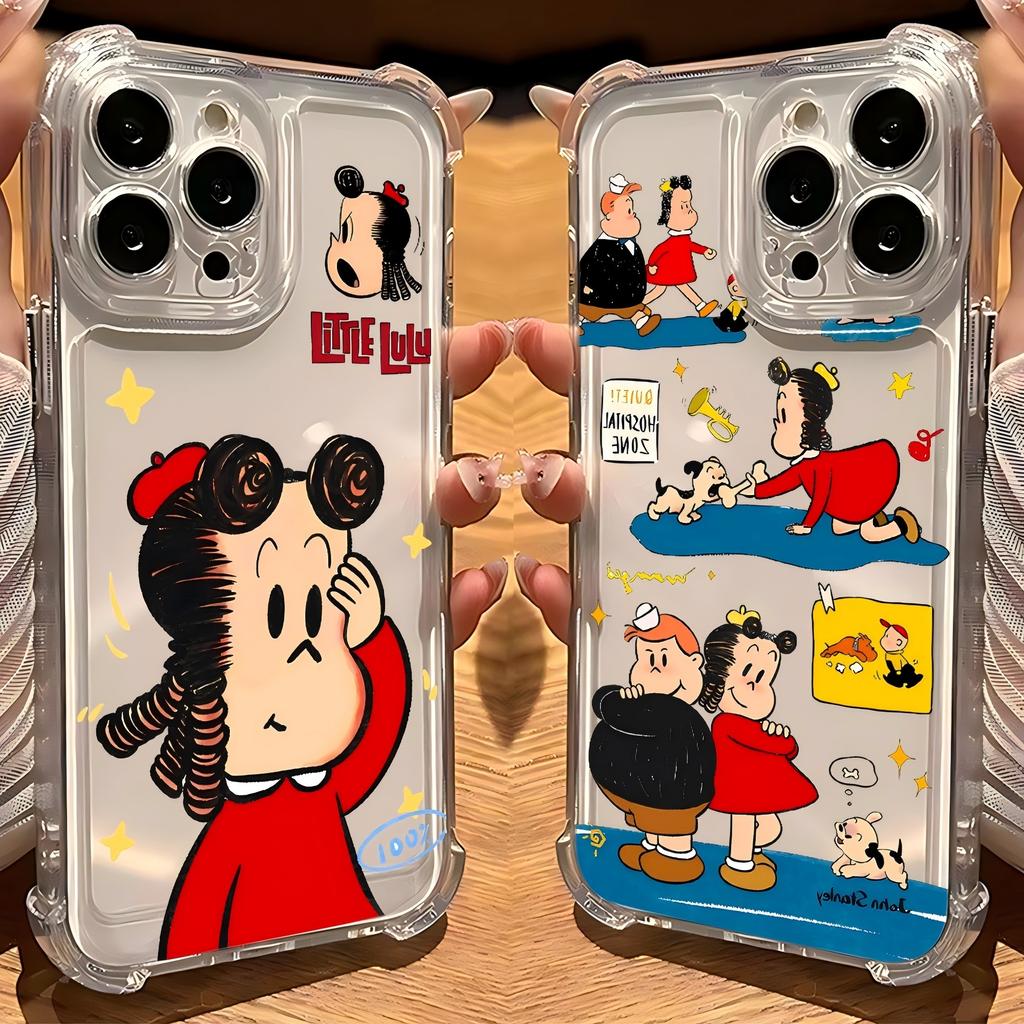 Cute Little Girl L-lulu New Phone Case For Samsung Galaxy S25 S24 S23 S22 S21 S20 Note20 Edge FE Ultra Plus 4G 5G Anti TPU Cover