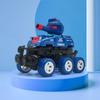 1 Piece Gift For Boys Girls Collision Deformation Can Launch Tank Simulation Walking Six-Wheel Inertial Off-Road Vehicle Model