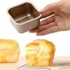 4 Pcs Mini Cake Moulds-Square Cake Baking Moulds-Baking Square Cake Moulds-Stainless Steel Mousse Cake Baking Moulds.