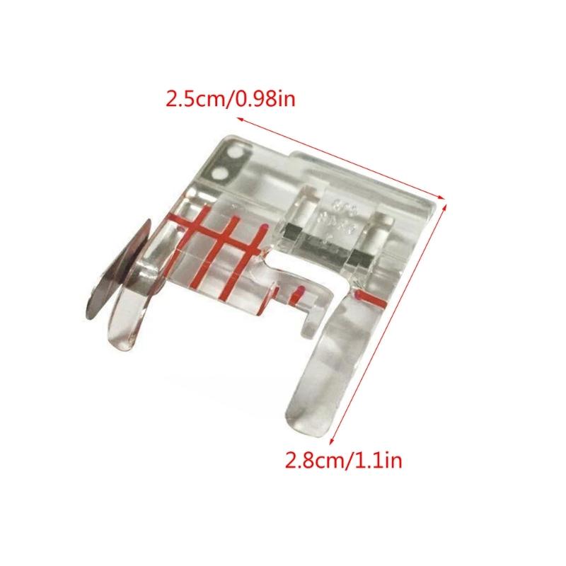 Presser Foot Plastic Quilting Presser Foot with Guide Snap On Presser Foot Replacement for Sewing Machine