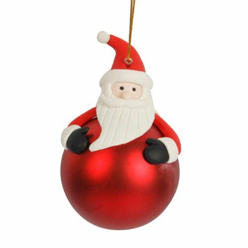 

Hanging Christmas Tree Bear Santa Claus Snowman Ball Decor Xmas Ornament Home Santa Claus