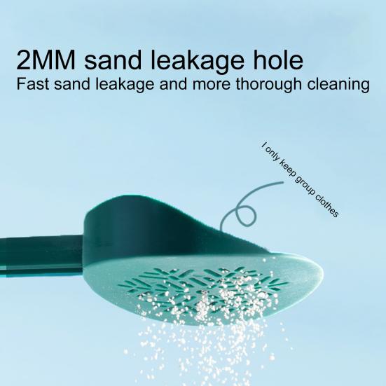 Hamster Sand Shovel Cartoon Shape Long Handle 2mm Dense Hole Reusable Large Shovel Surface Labor-saving