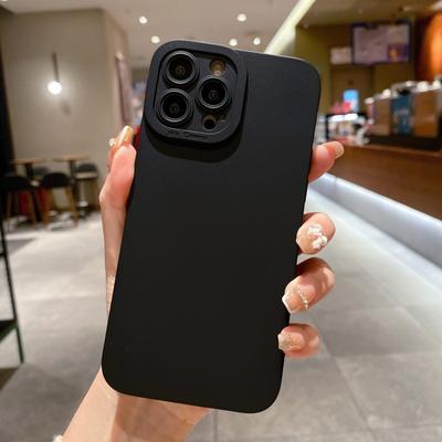 Camera Protection Silicone Phone Case For iPhone 13 Pro Max 11 12 14 Pro Max XR XS Max X 7 8 Plus 14 Soft Shockproof Matte Cover