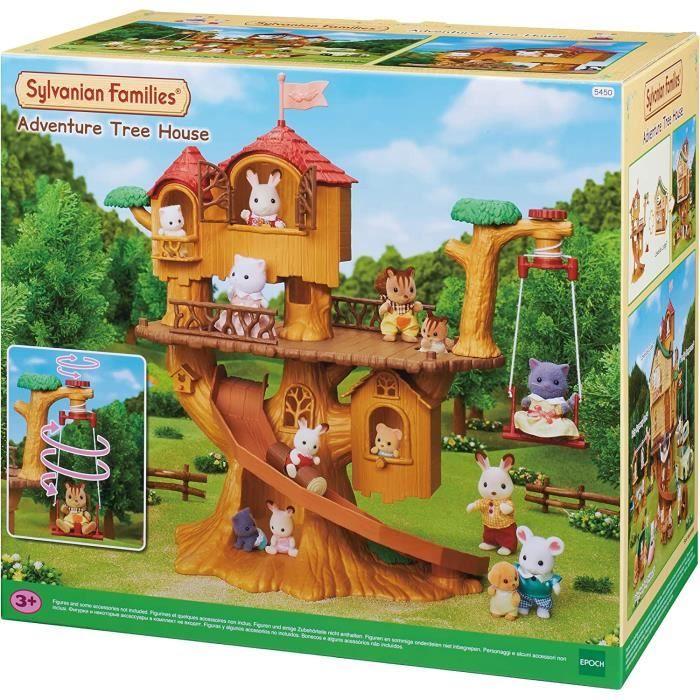 Maison de Poupée - SYLVANIAN FAMILIES - La Cabane Dans Les Arbres - 4 Pièces - Extérieur - Mixte