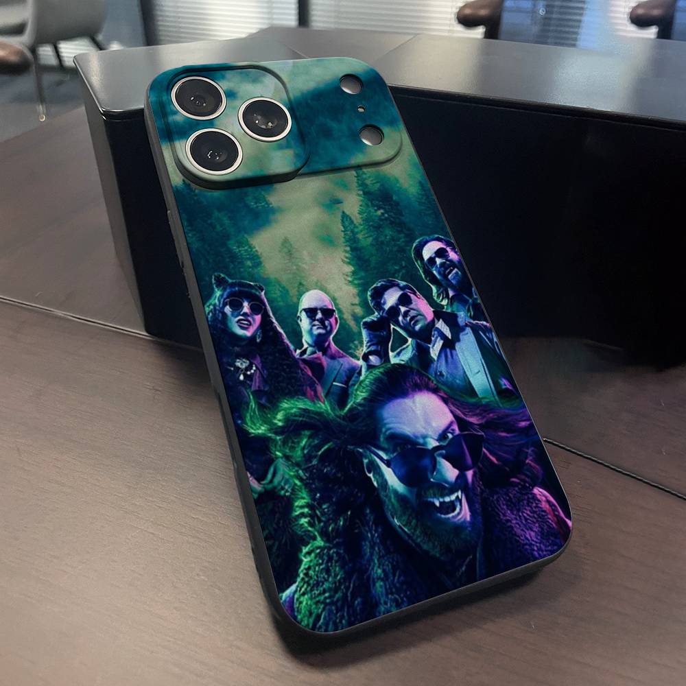 What We Do in the S-Shadows Phone Case For iPhone 17,16,15,14,13,12,11,Pro,Max,Plus,X,XS,SE4,E,Mini,Soft Black Case