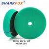 Sharkfox 5"/6"125mm/150mm Car Polishing Germany Sponge Buffing Polisher Pads Smooth Buffer Pad Removes Scratch For Polishing