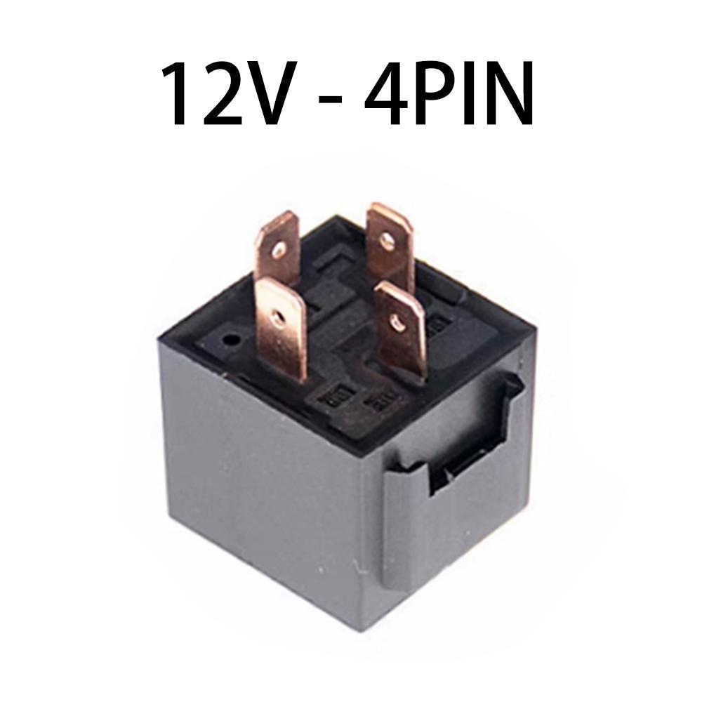 Automotive Relay DC 12V / 24V 80A 4PIN 5Pin SPDT Car Control Switch Device Car Relay High Capacity Switch Relay Power Supply