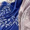 90cm Silk Scarf Women's Satin Large Square Scarf Silk Satin Shawl Cashew Print Turban Scarf