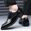 Fashion Men Oxford Shoes Luxury Crocodile Pattern Leather Shoes Lace-up Casual Business Wedding Party Shoes Business Formal Shoe
