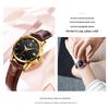 Women's Classic Waterproof Leather Strap Mechanical Watch