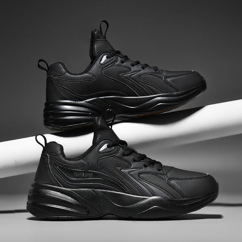 

2025 autumn and winter new lightweight running shoes men s and women s casual sports shoes trendy large size sports shoes 48 чорний колір сірий