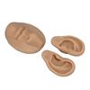 Silicone Ear Model Novice Simulated 3D Nose and Mouth Model Display Prop Teaching Tool for Piercing
