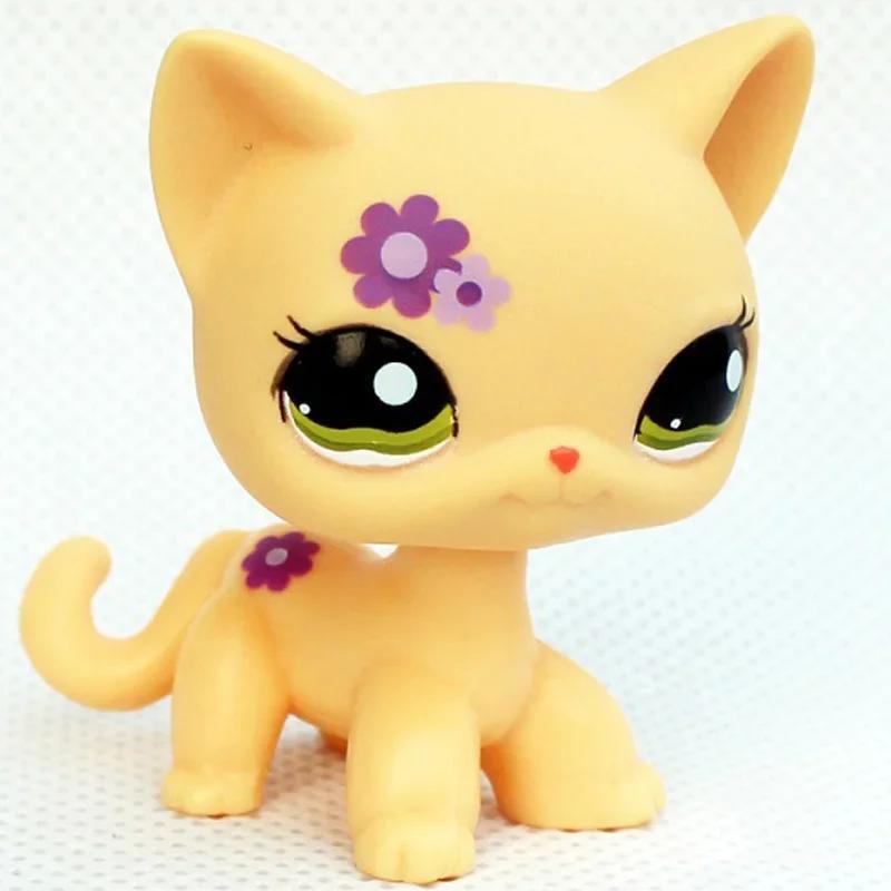 Rare Littlest Pet Shop Lps Toy Toy Mini Stands Short Hair Kitten Old Figures Collection Al Bobble Head Toy