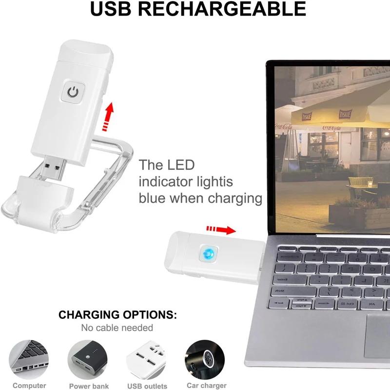 Lumină pentru cărți cu LED, reîncărcabilă prin USB, pentru lectură, pentru protecția ochilor, lumină de noapte, cu clemă portabilă, pentru birou, marcaj, pentru citire, lampă de noapte