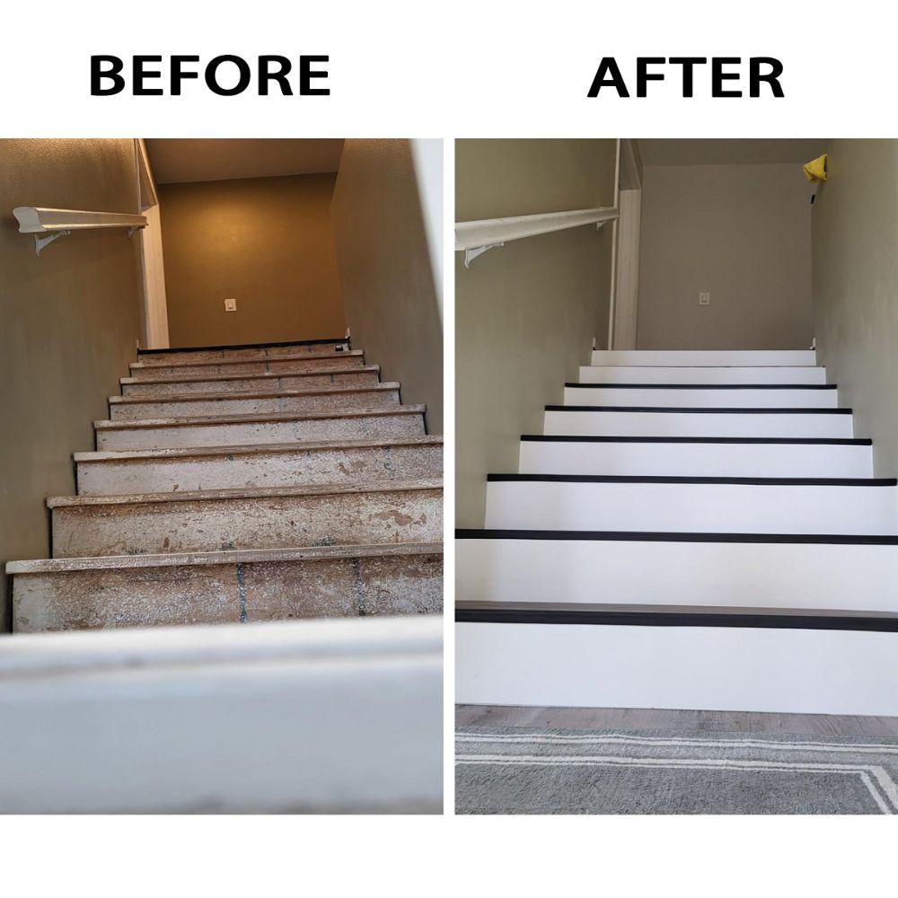 Self-Adhesive Stair Edge Protector 100cm Decorative Strip High Quality Corner Trim Indoor Outdoor