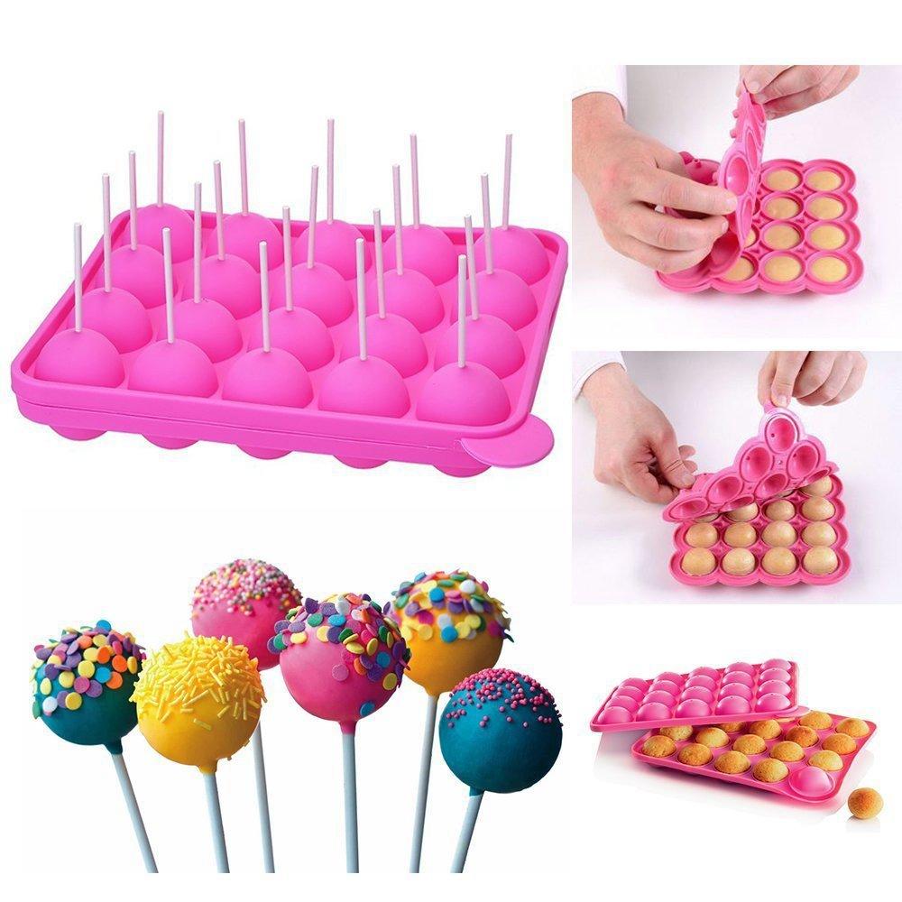 Ball Shaped Party Cake Tool Kitchen Tool Sticks Baking Tray Lollipop Mold Lolly Maker Cake Pop Mold