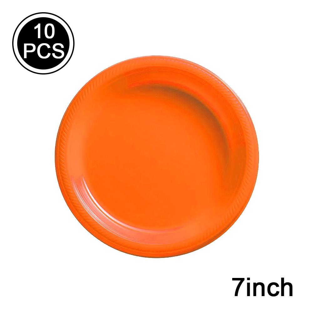 Monochrome Party Set Disposable Plastic Plate Cup Napkin Tableware Birthday Party Christmas Wedding Party