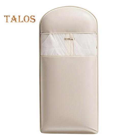 

Подвесной мешок для одежды с самокомпрессионной молнией, большой вместимости, экономит место, органайзер для шкафа, пылезащитный чехол для одежды 130cm бежевый