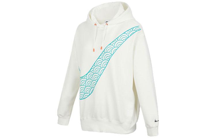 Nike CNY Collection Sweatshirts Women s White Hooded Thickened Regular DQ5368-133 M