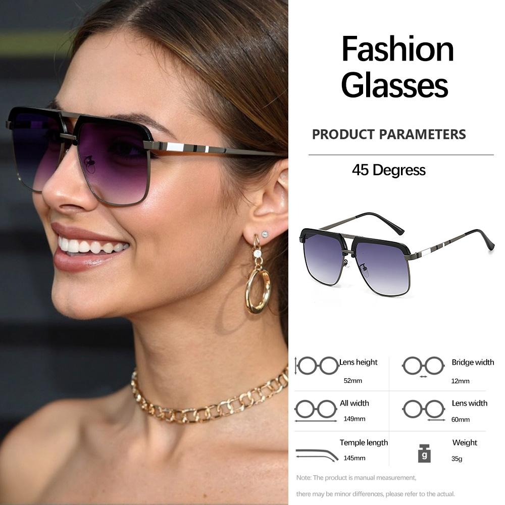 Modern Sunglasses For Women Minimalist Design Structural Sense Commuting Glasses Personalized Versatile Suitable For Women