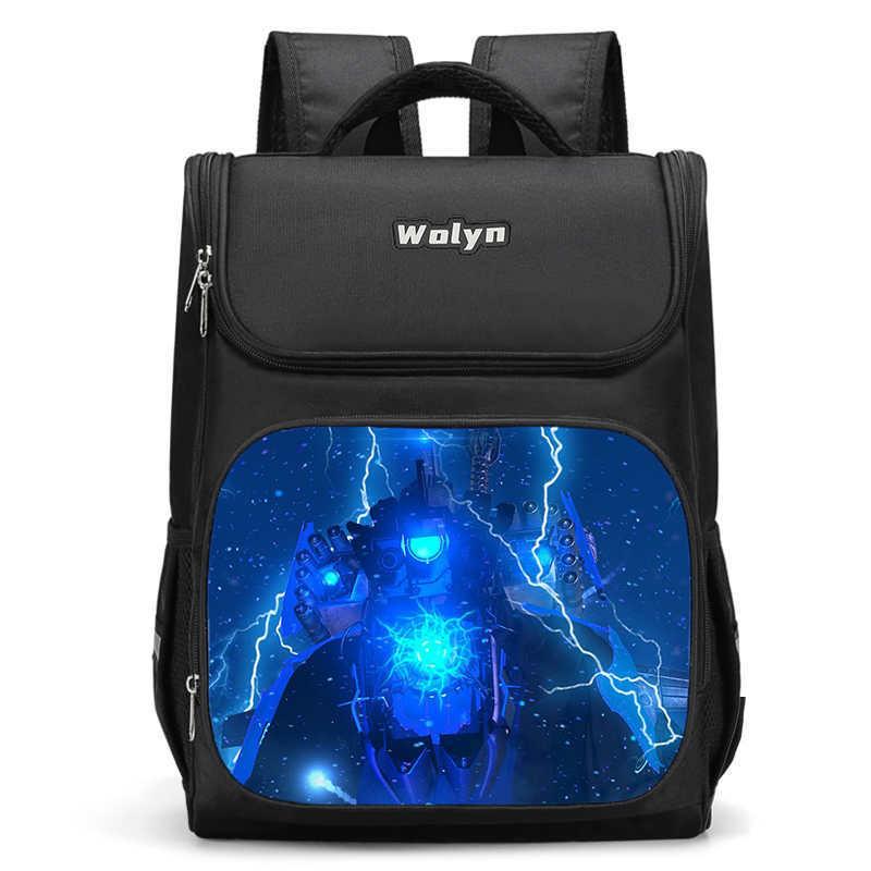 Trendy Oxford Cloth Backpack For Elementary School Students Large Capacity Design