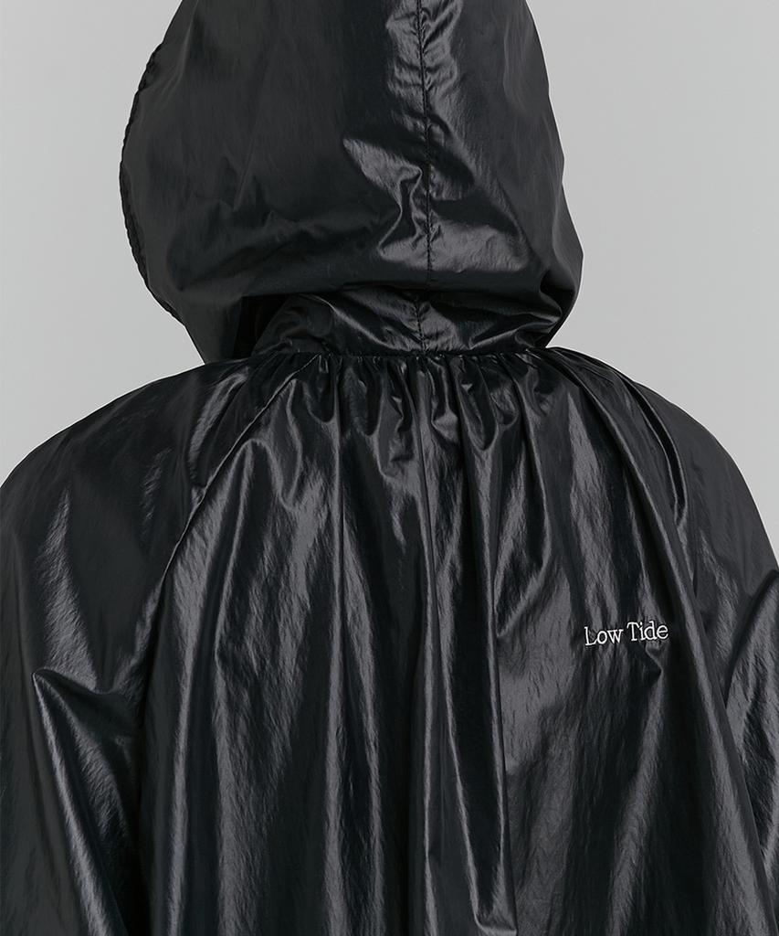 Low Tide Hooded Coating Coat [Black]