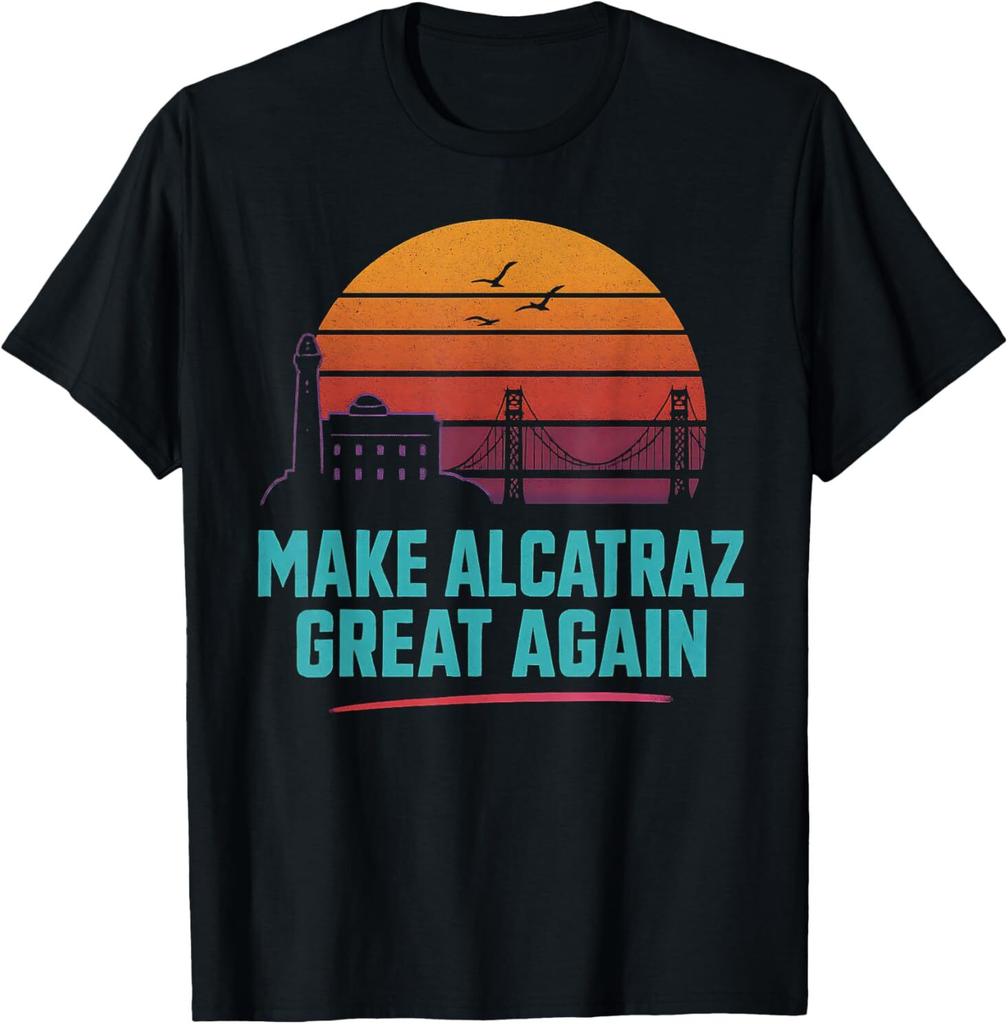 Funny Vintage Alcatraz Make Alcatraz Great Again T-Shirt