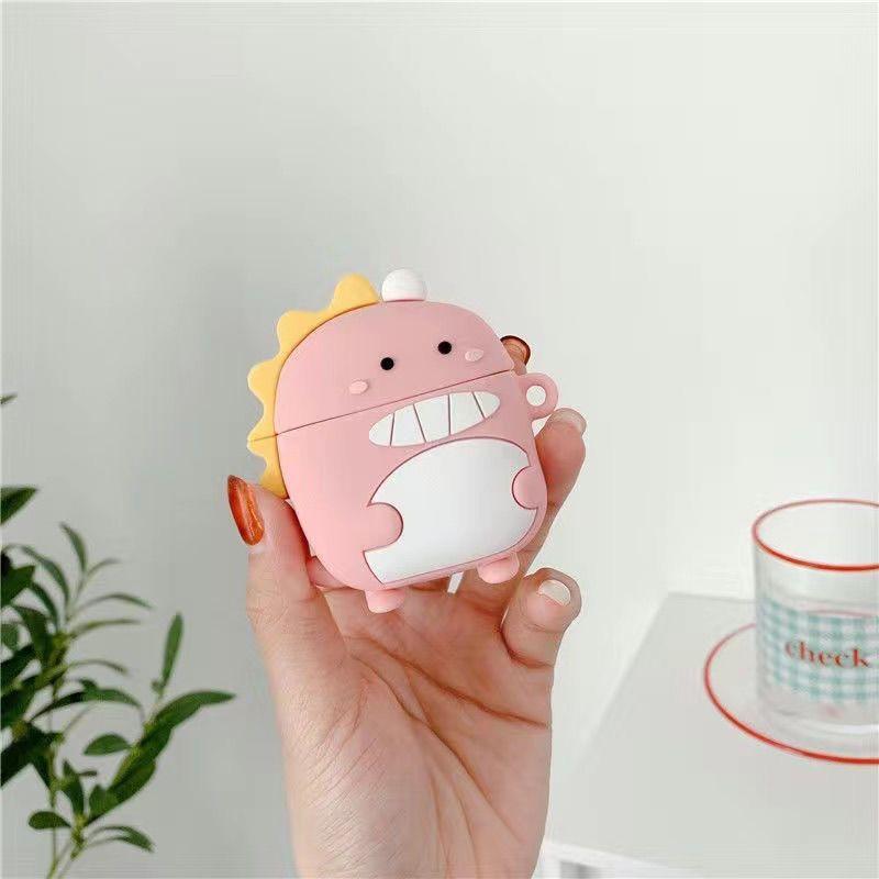 

Protective Case Pro1/2 Generation Apple Wireless Bluetooth Earbuds Case Airpodspro2 Silicone Drop-Resistant Couple Soft Case 4/5 Generation Female Apple AirPods Pro2 Pink MengMeng Dragon