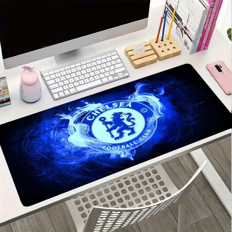 Blue Chelsea Football Club Logo Mouse pad, Gaming Mouse Pad, keyboard pad, Desk Decor for computer notebook Fan Gift Birthday Gift