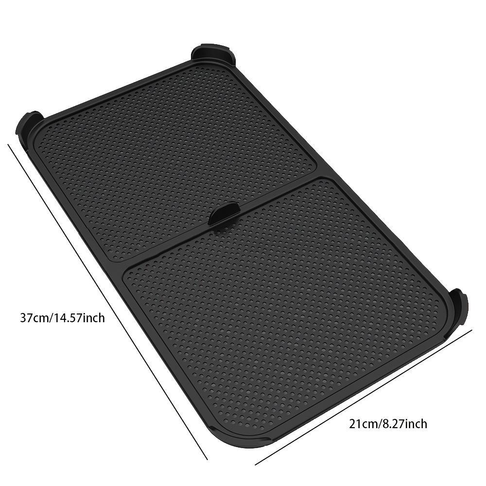 Air Fryer Splash Guard Reusable Silicone Airfryer Splash Pad Effective Grease Splatter Shield Baking Accessories for Ninja AF500