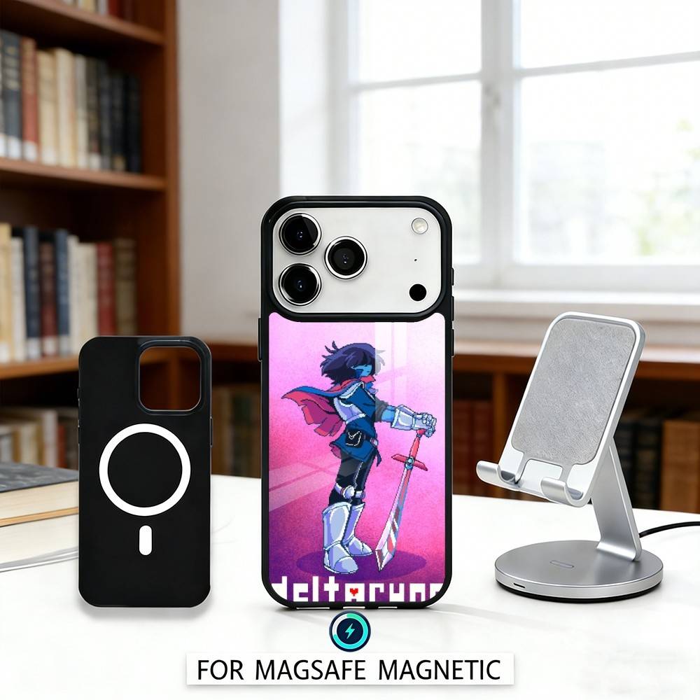 

1PC D-Deltarune K-Kris Game Phone Case Magnetic For iPhone17 16 15 14 13 12 Pro Max For Magsafe Wireless Charging Cover iPhone12PROMAX