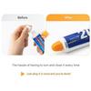 Ang-Plus Silicone Toothpaste Cap Multi-purpose Squeezer 12-Pack