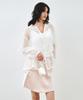 Mongdol Flare Hooded Windbreaker White Mdjp027White