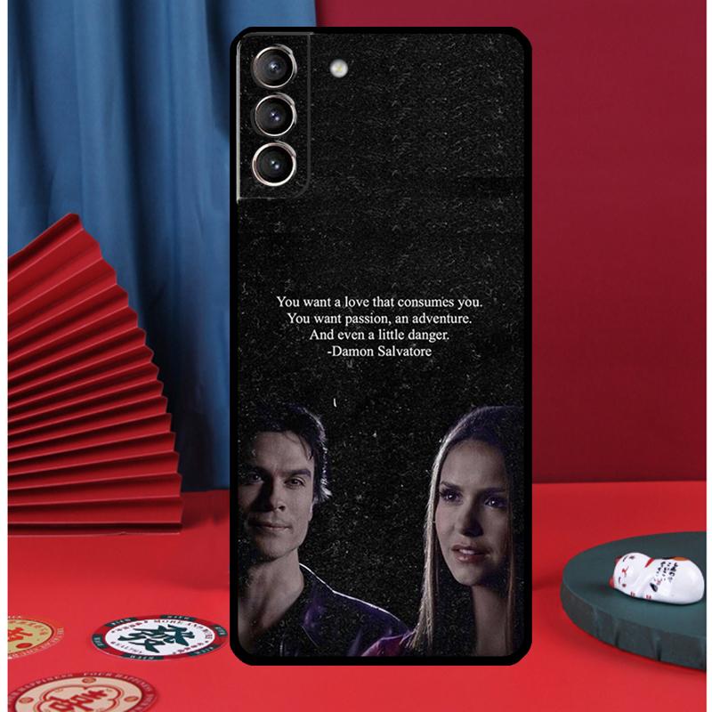 Vampire Diaries TV Series Phone Case For Samsung Galaxy S24 Ultra S9 S10 S20 FE S21 S22 S23 Plus S25 Ultra Back Cover