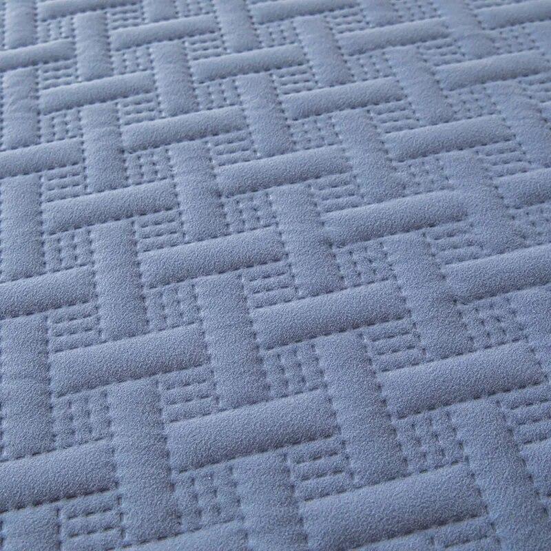 Hochwertiger Matratzenbezug aus Baumwolle, einfarbig, elastisches Spannbettlaken, gesteppter Matratzenauflagenschutz, verstellbare, langlebige Bettbezüge