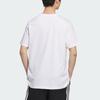 Adidas Color Block Pocket Casual Breathable Short Sleeve T-Shirt Unisex Tops White JI9085