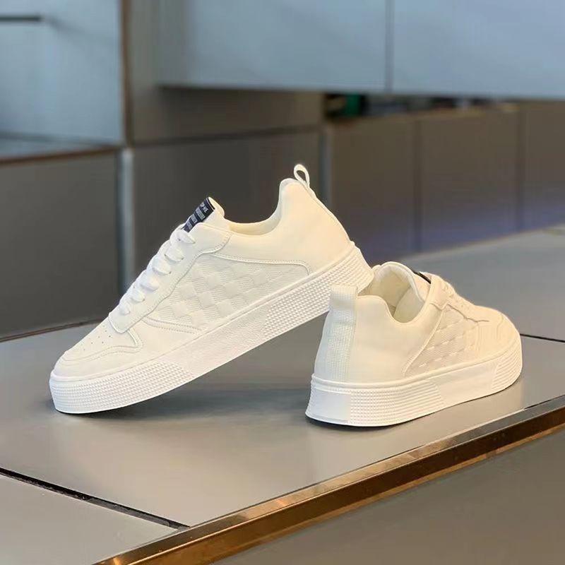 Men's shoes spring and autumn 2025 new breathable youth board shoes Korean version trend niche versatile low-top shoes lightweight board shoes