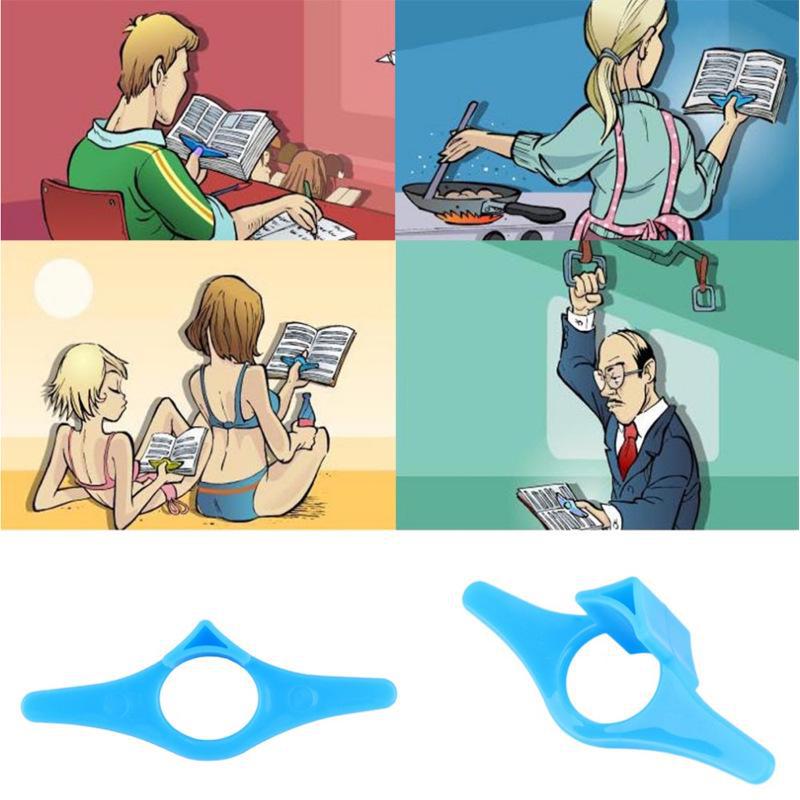 Outil de lecture de marque-pages avec support de livre pour pouce - JJ11009