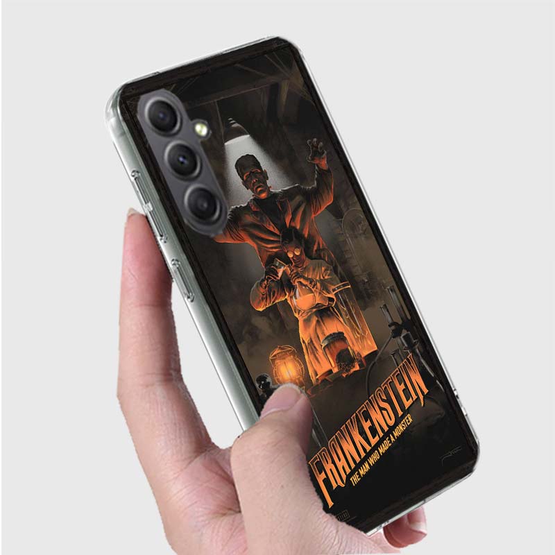 Horror F-Frankenstein Phone Case For Samsung A16 A26 A36 A56 A17 A03S A04S A02S A05S A50S A30 A20 A70S A40 A21 Galaxy Note 20 10