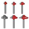 1pc 6mm Shank Tungsten Carbide CNC Router Bit Woodworking Cutter Open End Carving Bits