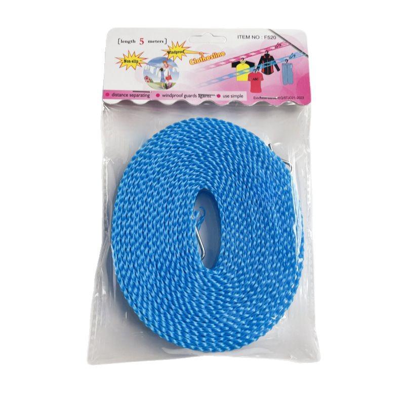 Shujian F520 Windproof Non-Slip Thickened Clothesline for Outdoor Home Portable Drying