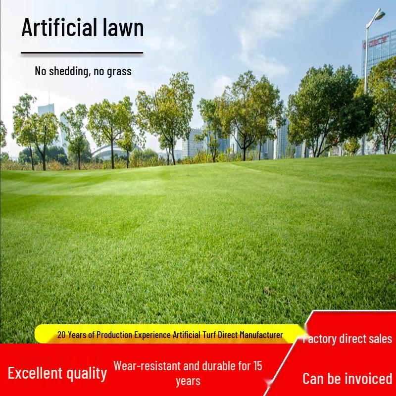 Artificial Green Grass Carpet Outdoor Insulation Mat for Roof, Balcony, and Fence Decor
