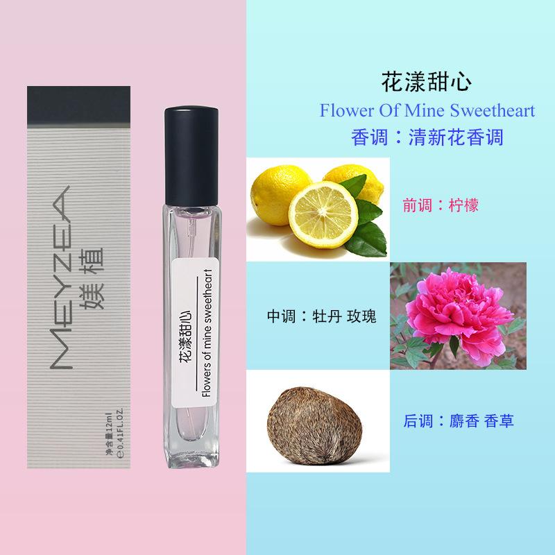 12Ml Perfume Green Encounter Cologne Men and Women Strong Fragrance Light Fragrance Stall Perfume Straight Hair