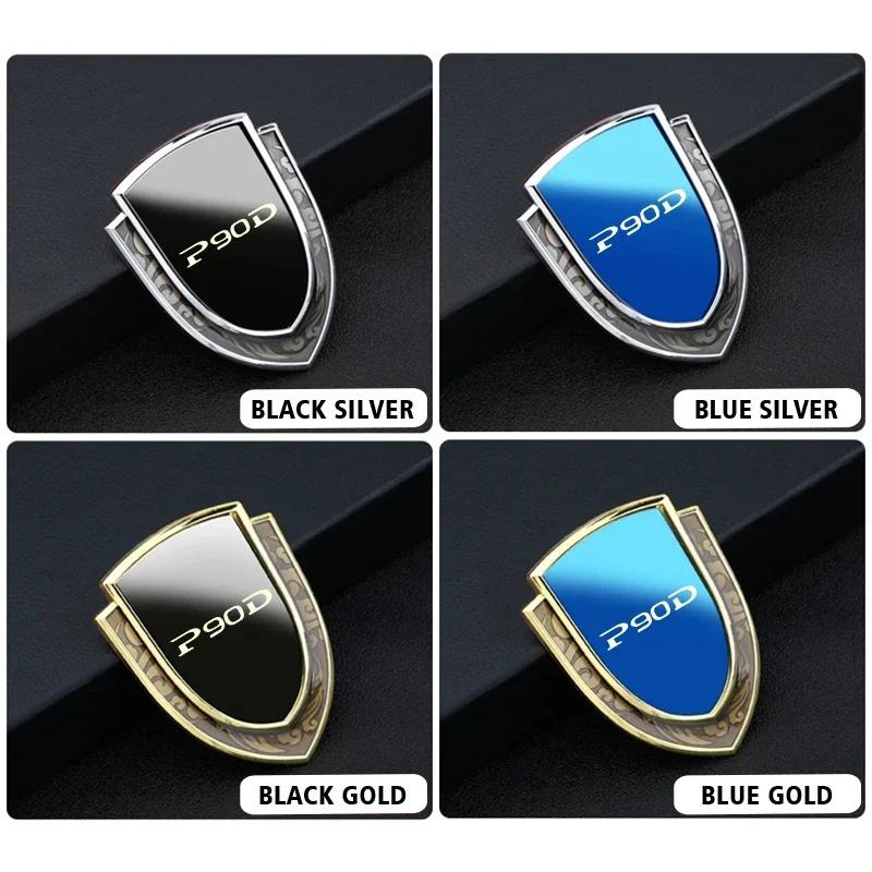 Car Stickers 3D Metal Accsesories Auto Accessory for Tesla Dual Motor Spacex P75d P85d P90d P100d